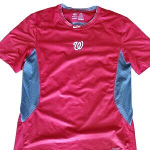 Washington Nationals Nike Pro Combat Dri-Fit Fitted, Men's Large